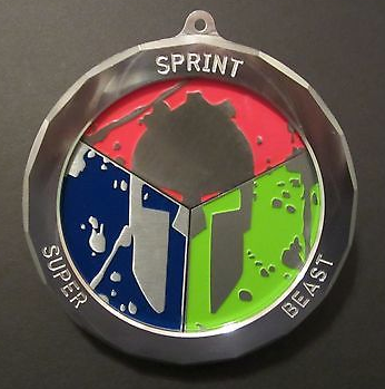 medalla trifecta de spartan race